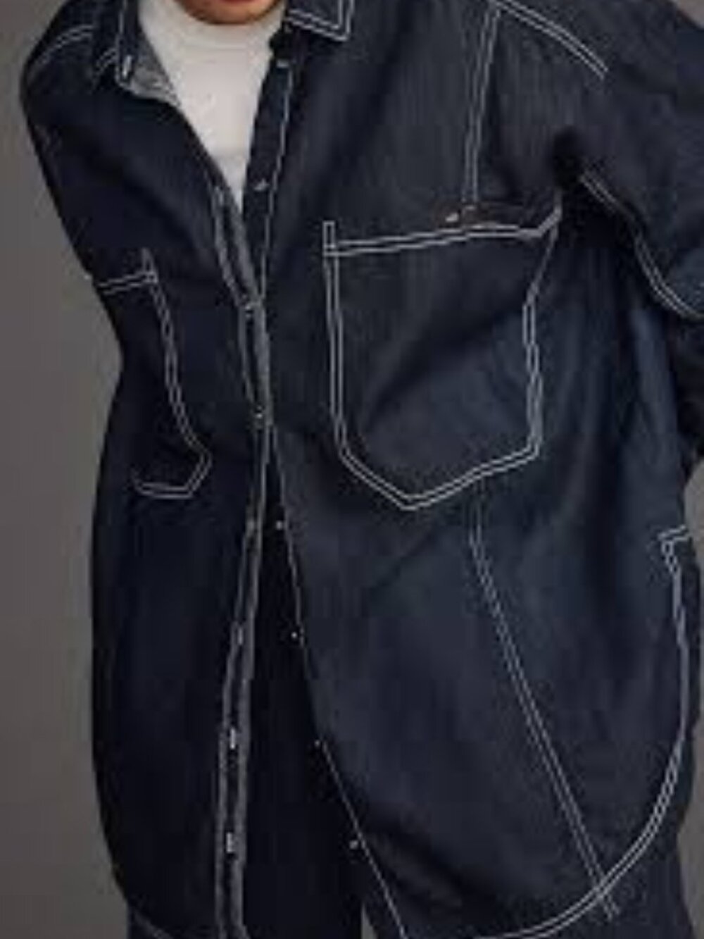 Pilcro Oversized Denim Shirt from Anthropologie